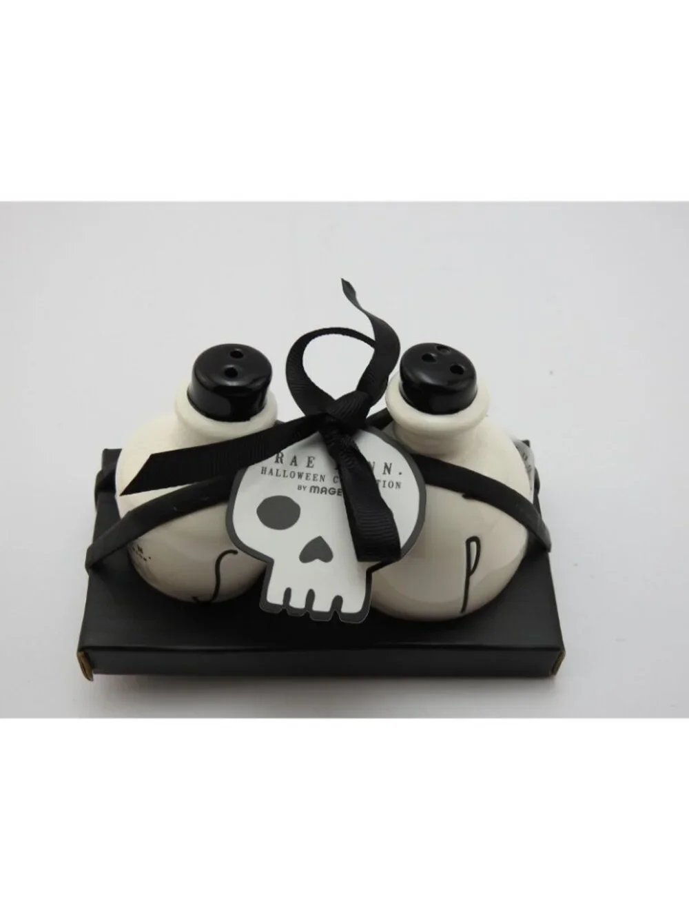 Rae Dunn Halloween Poison Potion Ceramic Salt Pepper Shakers Set New 4